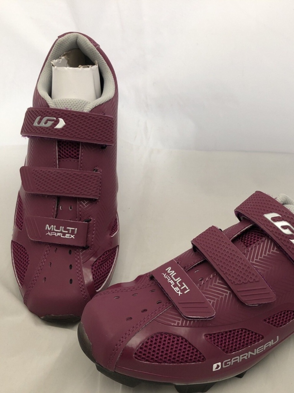 Garneau Multi Air Flex Cycling Shoes Size 7 (38) With Shimano Cleats